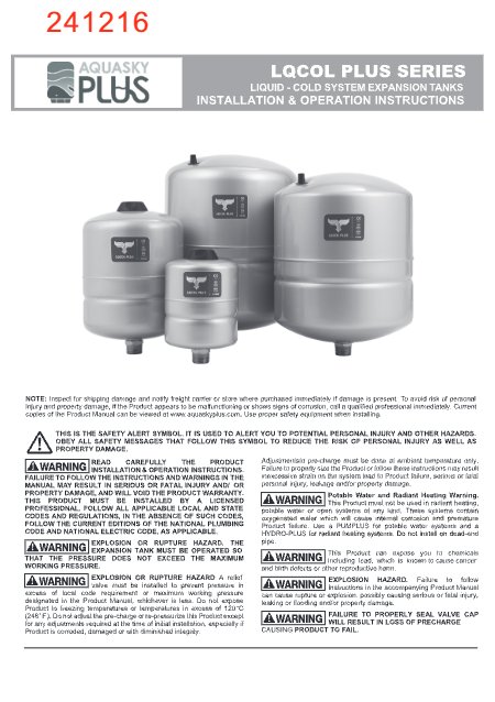 LQCOL PLUS – User Manual